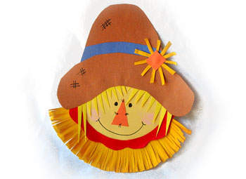 paper scarecrow hat