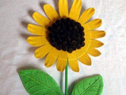 Paper Plate Sunflower