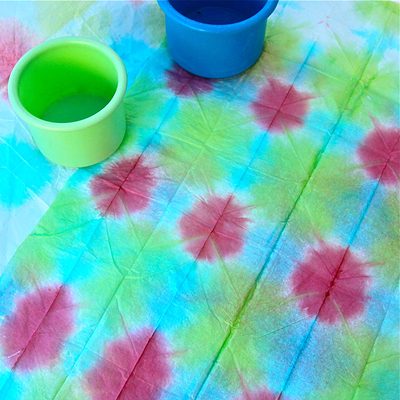 Tie Dyed Tissue Paper