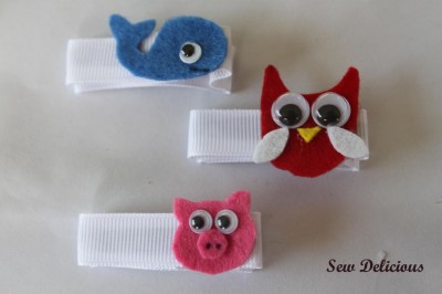 Animal Hair Clips | Fun Family Crafts