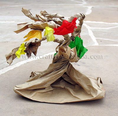 Paper Bag Tree 
