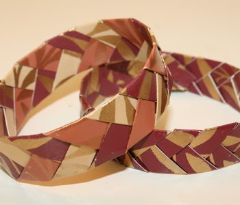 Braided Paper Bracelets