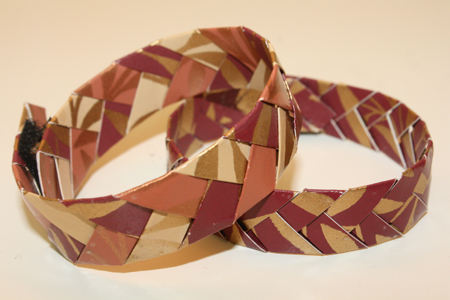 Braided Paper Bracelets  Fun Family Crafts