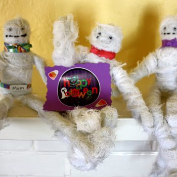 Halloween Mummies Craft