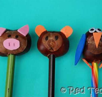 Chestnut Pencil Toppers