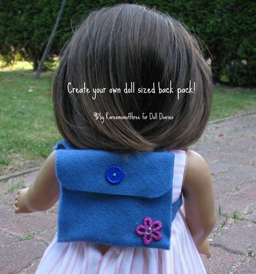 Backpack for Dolls Fun Family Crafts
