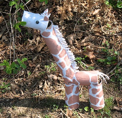 Cardboard Tube Giraffe 