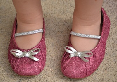 Glittered Shoes