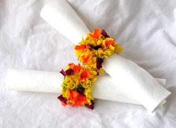 Indian Corn Napkin Rings