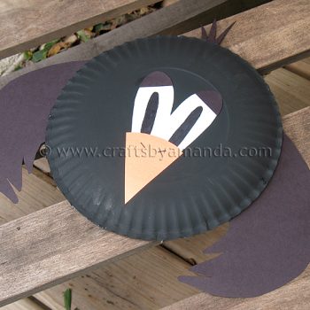 Paper Plate Crow
