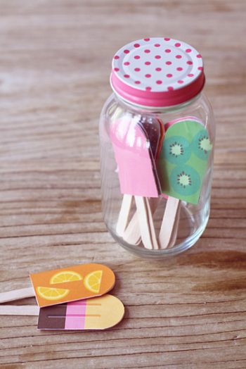 Paper Popsicle Memory Game | Fun Family Crafts