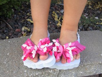 Ribbon Flip Flops | Fun Family Crafts