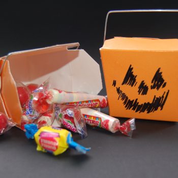 Pumpkin Chinese Takeout Treat Boxes