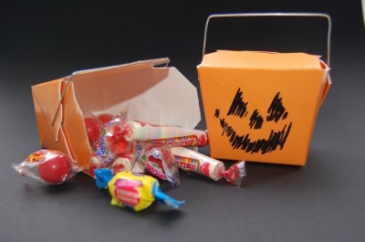 Pumpkin Chinese Takeout Treat Boxes