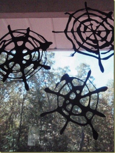 Spider Web Window Clings