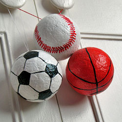 Sports Ball Ornaments