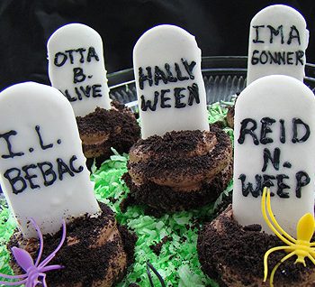 Tombstone Cheesecake Cups