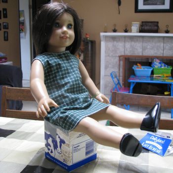 Milk Carton Doll Chair