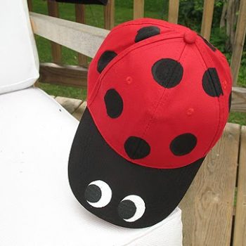 Make a Ladybug Baseball Hat