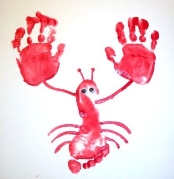 Lobster Prints | Fun Family Crafts