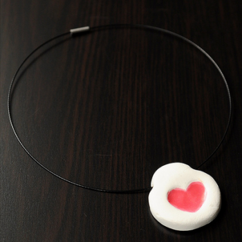 Thumbprint Heart Necklace