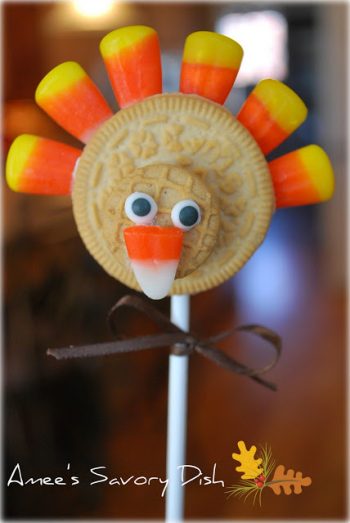 Cookie Turkey Pop | Fun Family Crafts