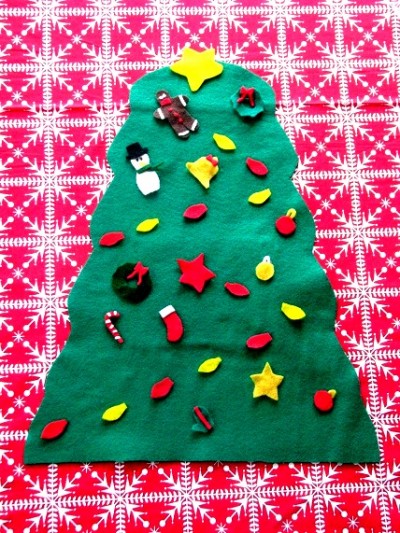 Felt Preschool Christmas Tree