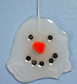 Melted Snowman Ornament Fun Family Crafts