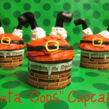Santa Oops Cupcakes