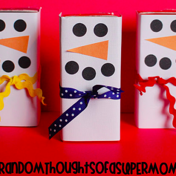 Snowman Juice Boxes