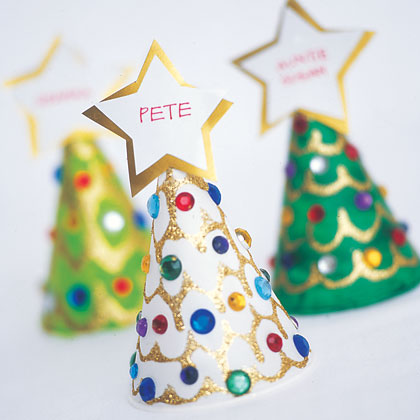 Segnaposto Natalizi In Cartoncino.Christmas Dinner Place Markers Fun Family Crafts