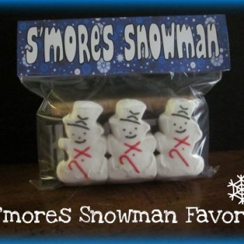 S'mores Snowman Favors