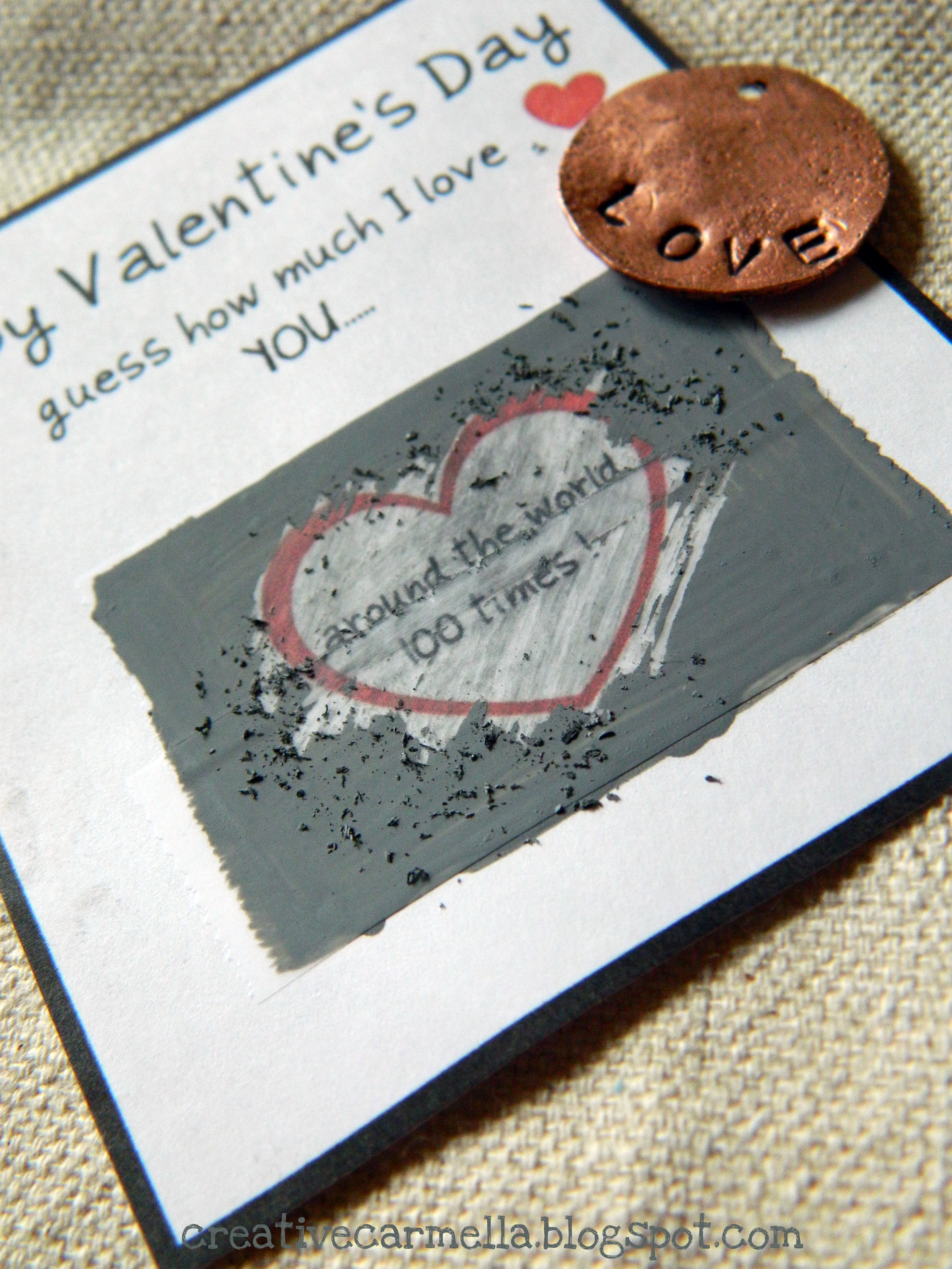 Valentine Scratch Off Cards Fun Family Crafts