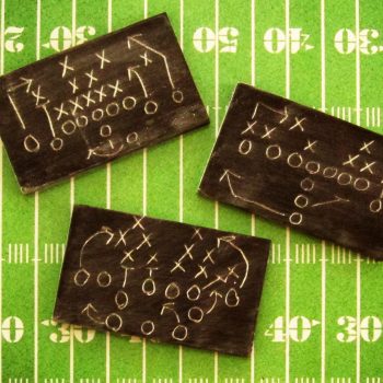 Chocolate Football Chalkboards
