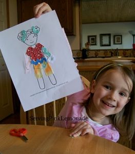 Scrap Fabric Paper Dolls | Fun Family Crafts