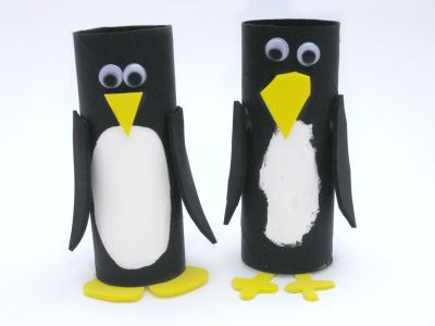 Cardboard Tube Penguins | Fun Family Crafts