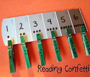 Crocodile Clothespin Counting