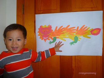 Handprint Chinese Dragon | Fun Family Crafts