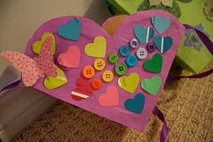 Valentine’s Day Heart Boxes | Fun Family Crafts