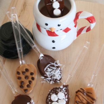 Hot Chocolate Dipping Spoons