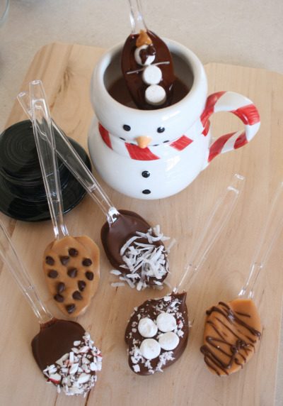 Hot Chocolate Dipping Spoons