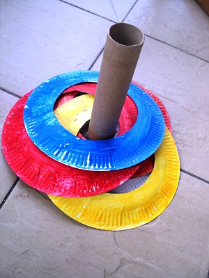 Paper Ring Toss Game