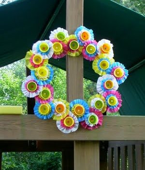 Play Doh Container Wreath