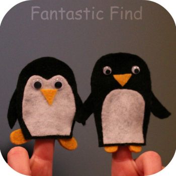 Penguin Finger Puppets