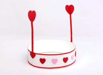 valentine hat craft