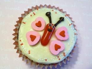 Valentine Bug Cupcakes