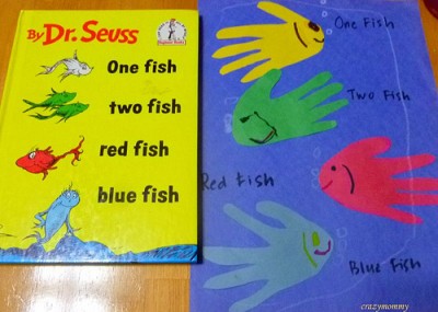 One Fish, Two Fish Hand Print Fish | Fun Family Crafts