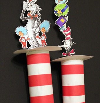 Cardboard Tube “Cat in the Hat” Hats