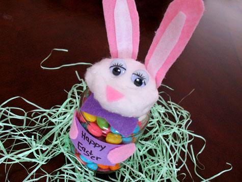 Easter Bunny Candy Holder | Fun Family Crafts