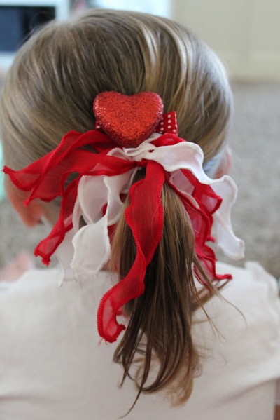 Valentine Heart Hair Clips